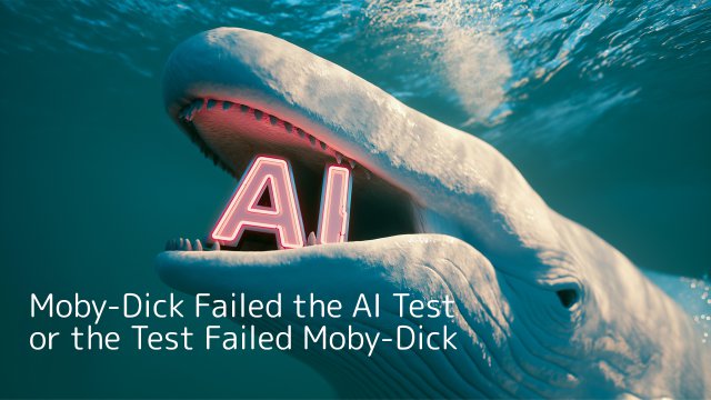 Moby-Dick Failed the AI Test or the Test Failed Moby-Dick